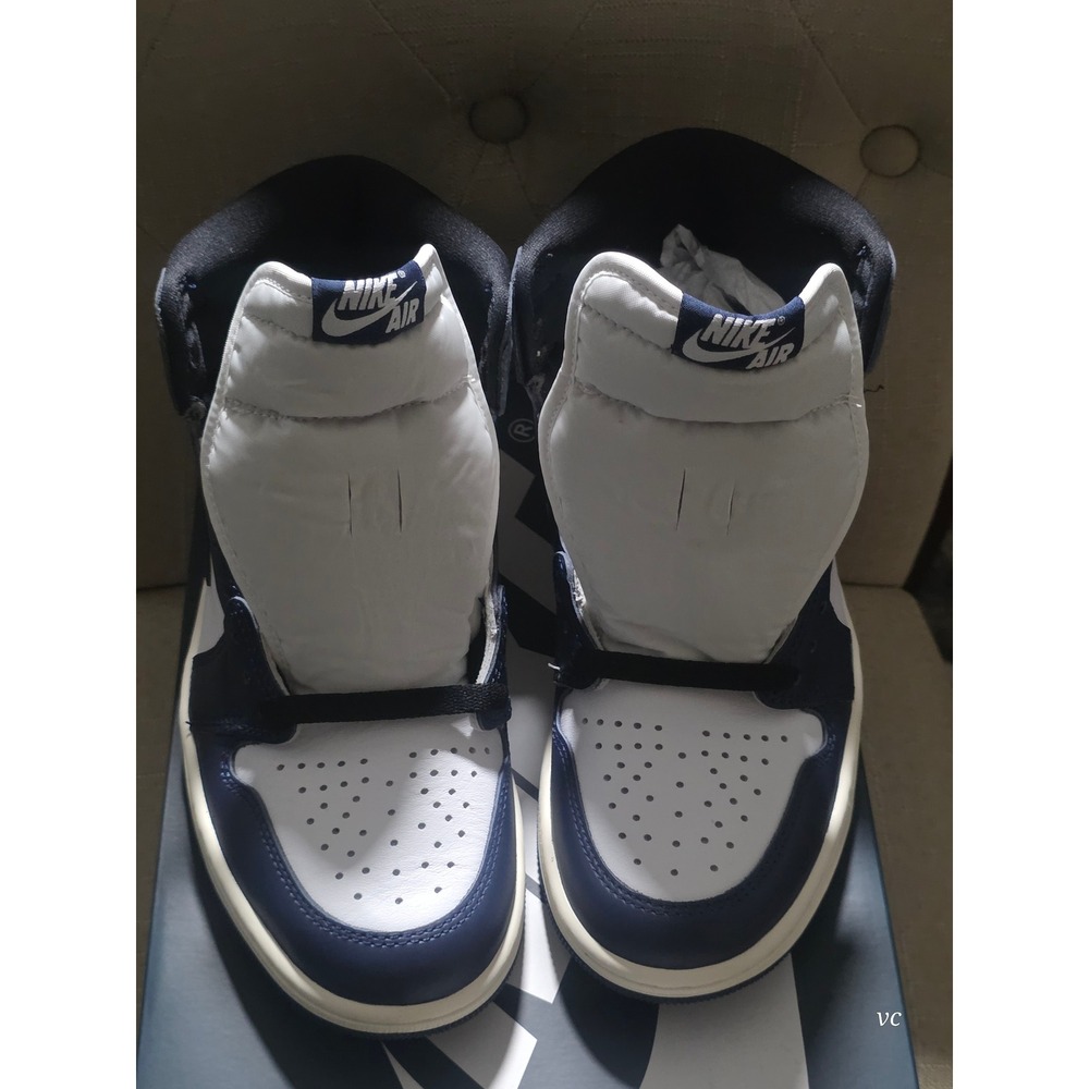 Air Jordan 1 Retro High OG 'Midnight Navy' (DZ5485-401) – Men's 6.5 / Women's 8 - Picture 5 of 8